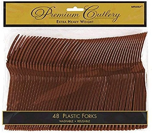 Amscan Clear Premium Heavy Weight Plastic Forks, Pack Of 48 4 Amscan Clear Premium Heavy Weight Plastic Forks, Pack Of 48 - Image 4