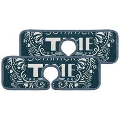 15" Microfiber Cloth Kitchen Faucet Absorbent Mat Splash Guard Drip Water Catcher Countertop Drying Protector Pads Faucet Behind For Bedroom Farmhouse Summer Time 2PCS