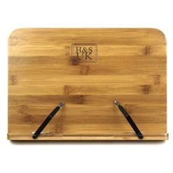 H&S Bamboo Recipe Book Holder - Foldable & Portable Cookbook Stand For Desk - Adjustable Holder For Reading In Bed Or Kitchen 11 H&S Bamboo Recipe Book Holder - Foldable & Portable Cookbook Stand For Desk - Adjustable Holder For Reading In Bed Or Kitchen -Peugeot Shop 51SWCAKva1L