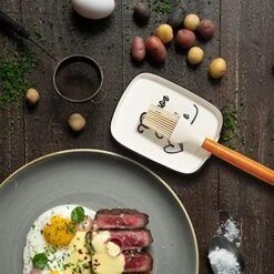 Spoon Rest For Stove Top, Stove Spoon Holder Ceramic For Countertop, Funny Spoon Me White Spoon Rest For Kitchen Counter, 1pcs 9 Spoon Rest For Stove Top, Stove Spoon Holder Ceramic For Countertop, Funny Spoon Me White Spoon Rest For Kitchen Counter, 1pcs -Peugeot Shop 51ScB2G32YL