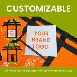 Home 3XL Insulated Bag For Food Delivery & Grocery Shopping With Zippered Top, Black (1 Pack) 19 Home 3XL Insulated Bag For Food Delivery & Grocery Shopping With Zippered Top, Black (1 Pack) -Peugeot Shop 51Sd47710aL