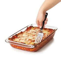 OXO Good Grips Stainless Steel Cut And Serve Turner, Black -Peugeot Shop 51SkDGgvKhL