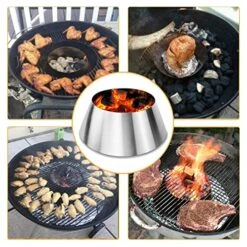 BBQ Whirlpool For Weber 22 Inch Kettle And Smokey Mountain 22, Charcoal Briquet Holders For Big Green Egg, Kamado Joe, Stainless Steel BBQ Kettle Grill Accessories 9 BBQ Whirlpool For Weber 22 Inch Kettle And Smokey Mountain 22, Charcoal Briquet Holders For Big Green Egg, Kamado Joe, Stainless Steel BBQ Kettle Grill Accessories -Peugeot Shop 51SvOHC0NEL