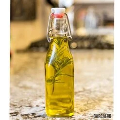 8.5 Ounce Clear Glass Beer Bottles For Home Brewing - Beer, Kombucha, Soda, Juice, Fermentation, Square 12 Pack Glass Bottle With Flip Top Cap And Funnel -Peugeot Shop 51TQqguY0ML