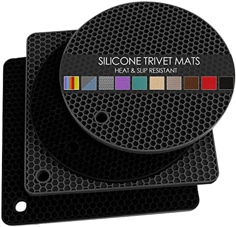 Silicone Microwave Mats, 12 Inch Multi-Use Microwave Mat Heat Resistant Pot Holders Hot Pads For Kitchen, Silicone Cover Pad For Microwave Oven Hot Pot Pans, Silicone Cover Pad, Light Gray 2 Pack 9 Silicone Microwave Mats, 12 Inch Multi-Use Microwave Mat Heat Resistant Pot Holders Hot Pads For Kitchen, Silicone Cover Pad For Microwave Oven Hot Pot Pans, Silicone Cover Pad, Light Gray 2 Pack - Image 9