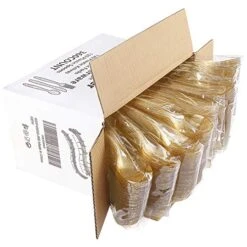 360 Gold Plastic Silverware - Disposable Gold Glitter Plastic Cutlery - Plastic Silverware Inluding: 120 Gold Forks, 120 Gold Spoons, 120 Gold Knives For Wedding/Party -Peugeot Shop 51TbCjzCmVL