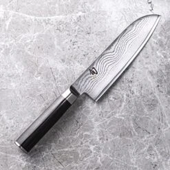 Classic 7 Inch Santoku Knife, Handcrafted In Japan, DM0702 8 Classic 7 Inch Santoku Knife, Handcrafted In Japan, DM0702 -Peugeot Shop 51TptuzH0KL