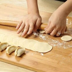 ONGLIDA Classic French Rolling Pins Bamboo Wooden Rolling Pin For Baking Pizza Dough Pie Cookie, 13-Inch -Peugeot Shop 51U0TyhnHJL