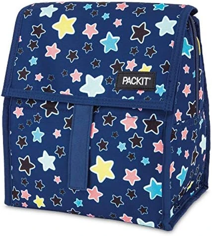 Freezable Lunch Bag With Zip Closure, Bright Stars 13 Freezable Lunch Bag With Zip Closure, Bright Stars - Image 13