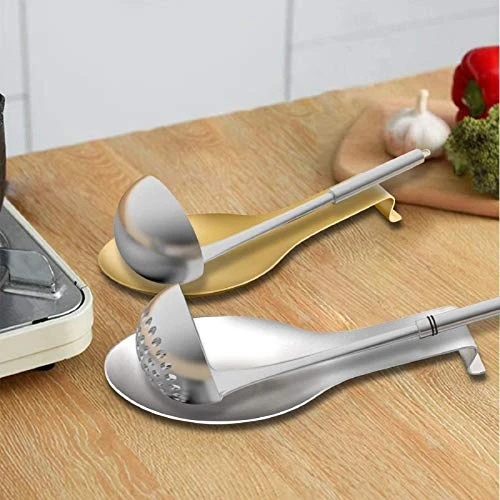 Stainless Steel Spoon Rest,spoon Holder For Stove Top,Utensil Spoon Rest For Kitchen Counter,Brushed Finish, Countertop Heavy Duty,Dishwasher Safe 3.8 X 9.4 Inch (Silver Color 1PC) 6 Stainless Steel Spoon Rest,spoon Holder For Stove Top,Utensil Spoon Rest For Kitchen Counter,Brushed Finish, Countertop Heavy Duty,Dishwasher Safe 3.8 X 9.4 Inch (Silver Color 1PC) - Image 6