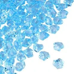Patriotic Acrylic Ice Rocks Crystals Gems ~550 Pcs 3 Lbs Bulk Bag For Vase Filler Table Scatter Party Wedding Arts Crafts Decoration Display Idea -Red Blue Clear Blend -Peugeot Shop 51U3tbDZtYL. AC