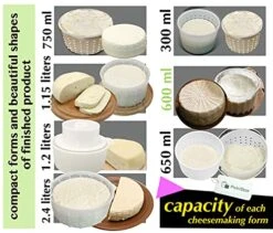 7 Pcs Cheesemaking Kit №1 Butter Punched Сheese Mold Press Strainer Cheese Tofu Press Mold Cheese Making Kit 9 7 Pcs Cheesemaking Kit №1 Butter Punched Сheese Mold Press Strainer Cheese Tofu Press Mold Cheese Making Kit -Peugeot Shop 51UWGO90XuS