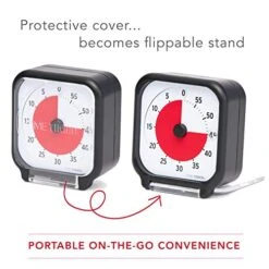 Ime Timer 3 Inch Visual Timer — 60 Minute Kids Desk Countdown Clock With Dry Erase Activity Card And Desktop App Access — For Kids Classroom, Homeschool Study Tool, Task Reminder, Home And Kitchen -Peugeot Shop 51UfTIoQFZL