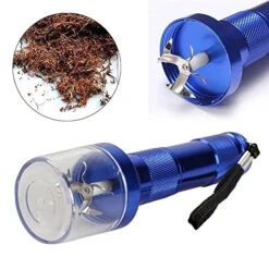 EBoTrade Electric Grinder Tabacco Spice Herb Grinder 2nd Generation Blue