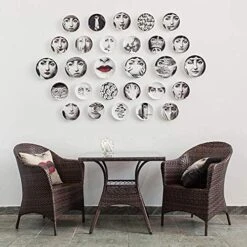 12 Pcs Plate Hangers Sets, Invisible Wire Wall Plate Hangers, Stainless Steel Decorative Plates With 12 Pieces Wall Hooks For Decorative Plates And Art (6 Inch) -Peugeot Shop 51Um7mV0NES