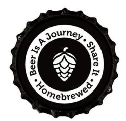 Black Beer Bottle Caps - Oxygen Absorbing Crown Caps For Homebrew - 144 Count ~ Beer Is A Journey