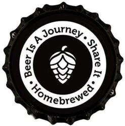 Black Beer Bottle Caps - Oxygen Absorbing Crown Caps For Homebrew - 144 Count ~ Beer Is A Journey -Peugeot Shop 51UqUqhzDkL. AC