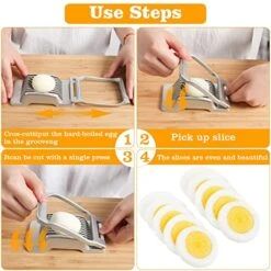 Egg Slicer,Egg Slicer For Hard Boiled Eggs Egg Cutter - Egg Slicer For Hard Boiled Eggs Heavy Duty Egg Cutter For Hard Boiled Eggs Boiled Egg Slicer Egg Chopper (Egg Slicer A) 11 Egg Slicer,Egg Slicer For Hard Boiled Eggs Egg Cutter - Egg Slicer For Hard Boiled Eggs Heavy Duty Egg Cutter For Hard Boiled Eggs Boiled Egg Slicer Egg Chopper (Egg Slicer A) -Peugeot Shop 51UrHisiEAL