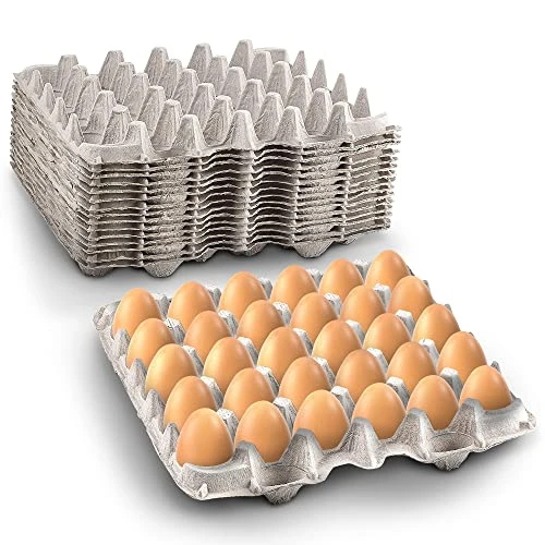 Biodegradable Pulp Fiber Egg Flats For Storing Up To 30 Large Or Small Eggs/Egg Crates That Make A Great Home For Roach Colony By MT Products (15 Pieces) 1 Biodegradable Pulp Fiber Egg Flats For Storing Up To 30 Large Or Small Eggs/Egg Crates That Make A Great Home For Roach Colony By MT Products (15 Pieces)