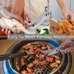 Stainless Steel Kitchen Shears,Multipurpose Heavy Duty Sharp Kitchen Scissors,for Bone,Chicken,Meat, Fish,Turkey,Vegetables,Barbecue 9 Stainless Steel Kitchen Shears,Multipurpose Heavy Duty Sharp Kitchen Scissors,for Bone,Chicken,Meat, Fish,Turkey,Vegetables,Barbecue -Peugeot Shop 51VAElZ1KHL