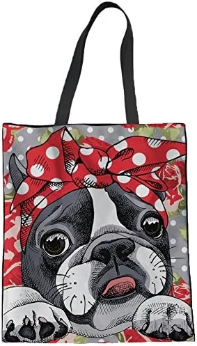 UNICEU Womens Printed Canvas Tote Shoulder Bag Fashion Shopping Casual Bag Foldaway Travel Bag 6 UNICEU Womens Printed Canvas Tote Shoulder Bag Fashion Shopping Casual Bag Foldaway Travel Bag - Image 6