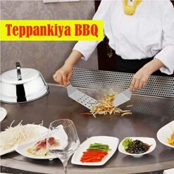 Metal Spatula Set, HaSteeL Stainless Steel Griddle Spatula Tools Kit With Wooden Handle, Heavy Duty Long Pancake Flipper Burger Turner For BBQ Teppanyaki Flat Top Grilling Cooking Outdoor & Indoor -Peugeot Shop 51VNbZWyADL