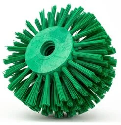 PARTA 45005EC09 Plastic Multi-Purpose Valve Brush, Pipe Brush, Round Brush With Polyester Bristles, Color Coded For Commercial Cleaning, Kitchen, Restaurant, Bathroom, 3.9 X 5 X 3.9 Inches, Green -Peugeot Shop 51VNpgNTOUL