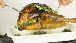 I Kito Stainless Steel Turkey Lifter,Set Of 2 Heavy Roasted Turkey Meat Forks For Thanksgiving