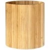 Totally Bamboo Oval Shaped Bamboo Kitchen Utensil Holder, 6" X 4" X 7"