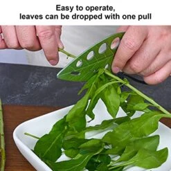 Herb Scissors,Effortlessly Prepare Greens With Herb Stripper Multifunctional Stainless Steel Vegetable Leaf Remover – 9 Holes, Protective Holder -Peugeot Shop 51Vl3BIqhGL
