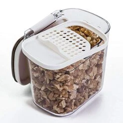 Pworks Mini ProKeeper 1.5 Cup Spice, Herb, Baking Soda/Powder, Snack Airtight Food Storage Container, Clear 8 Pworks Mini ProKeeper 1.5 Cup Spice, Herb, Baking Soda/Powder, Snack Airtight Food Storage Container, Clear -Peugeot Shop 51VrSoXktZL