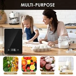 Digital Food Kitchen Scale, 22lb Weight Multifunction Scale Measures In Grams And Ounces For Cooking Baking, 1g/0.1oz Precise Graduation, Stainless Steel And Tempered Glass… 9 Digital Food Kitchen Scale, 22lb Weight Multifunction Scale Measures In Grams And Ounces For Cooking Baking, 1g/0.1oz Precise Graduation, Stainless Steel And Tempered Glass… -Peugeot Shop 51W5dvWC2fL