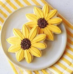 Sunflower Cookie Cutter 3.5" Made In USA By Ann Clark