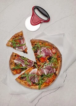 Microplane Red Pizza Cutter With Removable Blade - Effortlessly Cut Through Pizza With Precision And Ease - Easy-to-Clean Design For Quick And Convenient Use -Peugeot Shop 51WNXwJVVgL