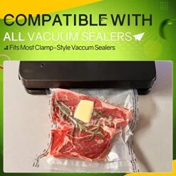 Vacuum Sealer Bags (2 Rolls-11" X 50') For Food Saver Commercial Grade, BPA Free, Heavy Duty Great For Vac Storage, Meal Prep -Peugeot Shop 51WaoWiao2L