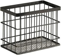 .E.T. WB-1814-MG Urban Renewal 17.75" X 11.25" Wire Basket, 4" Tall, Metal -Peugeot Shop 51WmjvxJDRL. AC