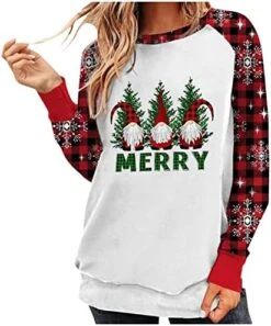 Crewneck Sweatshirts For Women Fall Plus Size Sweatshirts Long Sleeve Christmas Print Fashion Pullover Top Fall Clothes 14 Crewneck Sweatshirts For Women Fall Plus Size Sweatshirts Long Sleeve Christmas Print Fashion Pullover Top Fall Clothes -Peugeot Shop 51Wp6Xck6JL. AC 2
