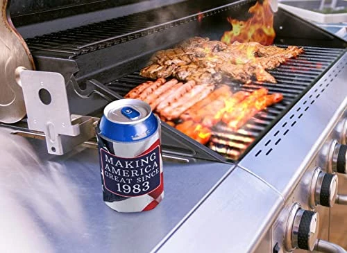 40th Birthday Making America Great Since 1983 40th Birthday Gag Gifts For Birthday Party 2 Pack Can Coolie Drink Coolers Coolies USA Flag 2 40th Birthday Making America Great Since 1983 40th Birthday Gag Gifts For Birthday Party 2 Pack Can Coolie Drink Coolers Coolies USA Flag - Image 2