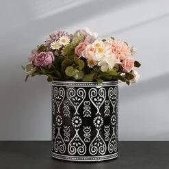 Ceramic Utensil Holder For Kitchen Counter - Large Black Utensil Crock For Countertop Organization - Modern Farmhouse Decor Kitchen Accessories - Dishwasher Safe -Peugeot Shop 51X0HwGnOdL