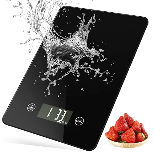 Digital Food Kitchen Scale, 22lb Weight Multifunction Scale Measures In Grams And Ounces For Cooking Baking, 1g/0.1oz Precise Graduation, Stainless Steel And Tempered Glass… 1 Digital Food Kitchen Scale, 22lb Weight Multifunction Scale Measures In Grams And Ounces For Cooking Baking, 1g/0.1oz Precise Graduation, Stainless Steel And Tempered Glass…