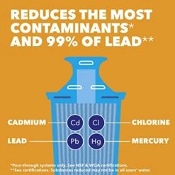 Brita Wave Large 10-Cup Water Filter Pitcher With 2 Longlast+ Filters- Blue -Peugeot Shop 51X7XOhHHIL