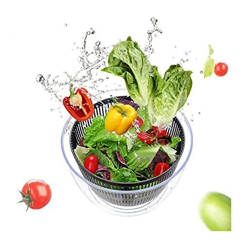 HEIMP Dryer Salad Spinner Quick Vegetables ANG Fruit Dryer Free Drain Lettuce And Vegetable For Home Kitchen Large 5L Capacity Kitchen Slicer 1 HEIMP Dryer Salad Spinner Quick Vegetables ANG Fruit Dryer Free Drain Lettuce And Vegetable For Home Kitchen Large 5L Capacity Kitchen Slicer