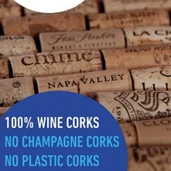 Premium Recycled Corks, Natural Wine Corks From Around The Us - 250 Count -Peugeot Shop 51XOUbo1ptL