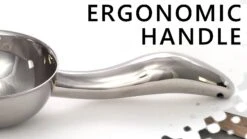 12 Oz Stainless Steel Scoop, 10” L X 3.3” W | For Ice, Dog & Cat Food, Popcorn, Coffee, Candy, Sugar, Flour, Dry Goods, Etc. -Peugeot Shop 51XX7lj9G5L