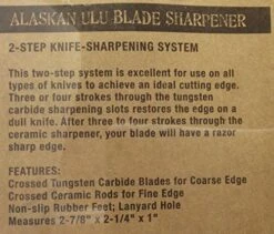 Alaskan Ulu Blade Knife Sharpener 2 Step Knife Sharpening System 8 Alaskan Ulu Blade Knife Sharpener 2 Step Knife Sharpening System -Peugeot Shop 51XhnpGg3SL