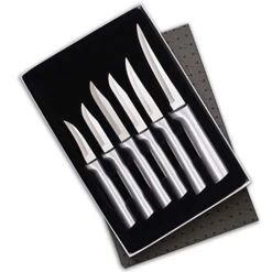 Ada Cutlery Paring Knife Set – 6 Knives With Stainless Steel Blades With Aluminum Handles Made In The USA