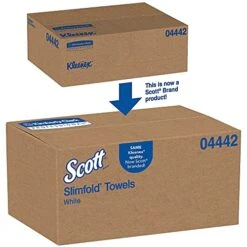 Kimberly Clark 04442 Slimfold Paper Towels, 7 1/2 X 11 3/5, White, 90/Pack, 24 Packs/Carton