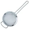 Fine Mesh Strainer With Polished Rim And Handle, Silver, 3-Inch, 8cm Diameter