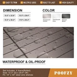 Heavy Duty Wire Shelf Liner 14 X 24 Inch, Non Adhesive Shelf Liners For Kitchen Cabinets (Pack Of 5, Grey) 13 Heavy Duty Wire Shelf Liner 14 X 24 Inch, Non Adhesive Shelf Liners For Kitchen Cabinets (Pack Of 5, Grey) -Peugeot Shop 51XrGjfduuL