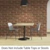 Dining Height Metal Table Base For Restaurants 18W X18D X28.5H | Our Cast Iron Table Base Is Perfect For Restaurants, Coffee Shops, Lounge Areas, And More | THT603-18 Made In North America